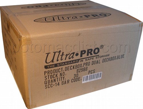 Ultra Pro Pro Dual Blue Deck Box Case [30 deck boxes]