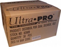 Ultra Pro Pro Dual Red Deck Box Case [30 deck boxes]