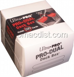 Ultra Pro Pro-Dual Small White Deck Box