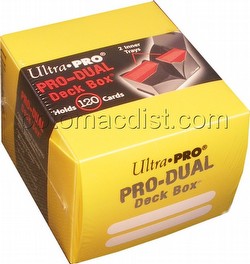 Ultra Pro Pro-Dual Small Yellow Deck Box