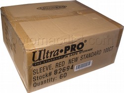 Ultra Pro Standard Size Deck Protectors Case - Red [60 packs]