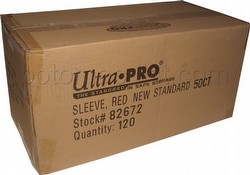 Ultra Pro Standard Size Deck Protectors Case - Red [10 boxes]