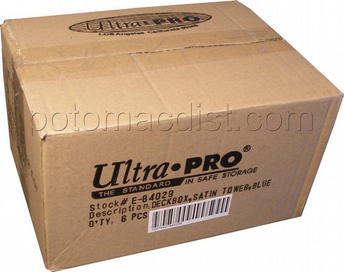 Ultra Pro Satin Tower Blue Deck Box Case [6]