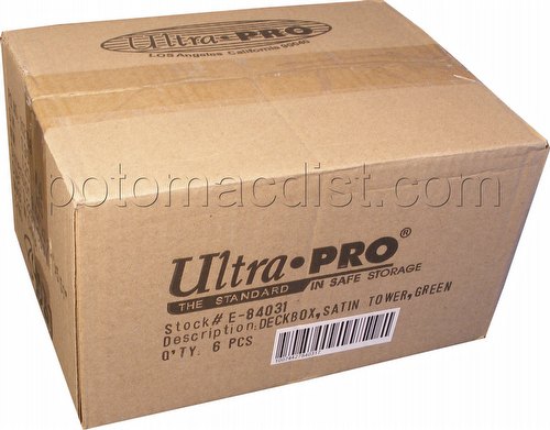 Ultra Pro Satin Tower Green Deck Box Case [6]