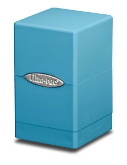 Ultra Pro Satin Tower Light Blue Deck Box