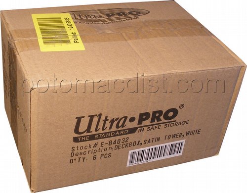 Ultra Pro Satin Tower White Deck Box Case [6]