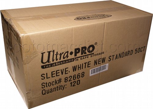 Ultra Pro Standard Size Deck Protectors Case - White [10 boxes]