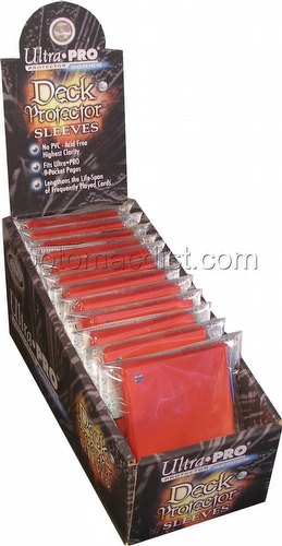 Ultra Pro Small Size Deck Protectors Box - Imperial Red [12 packs/box]