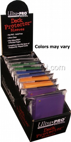 Ultra Pro Small Size Deck Protectors Box - Mix of Colors [Our Choice/62x89mm/10 packs per box]