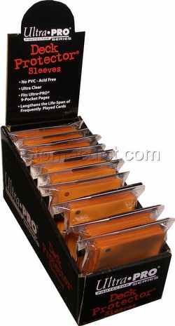 Ultra Pro Small Size Deck Protectors Box - Orange [12 packs/box]