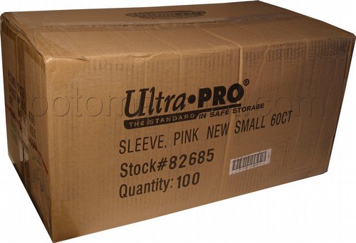Ultra Pro Small Size Deck Protectors Case - Pink [10 boxes]