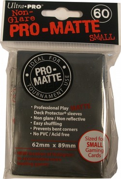 Ultra Pro Pro-Matte Small Size Deck Protectors Pack - Black