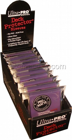 Ultra Pro Pro-Matte Small Size Deck Protectors Box - Purple
