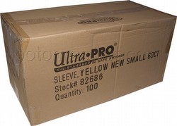 Ultra Pro Small Size Deck Protectors Case - Yellow [10 boxes]