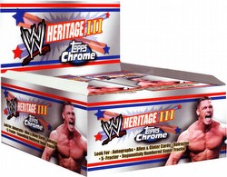 08 2008 Topps WWE Heritage Chrome III Wrestling Cards Box Case [Hobby/8 boxes]