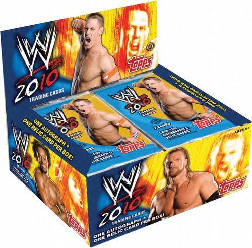 10 2010 Topps WWE Wrestling Cards Box Case [Hobby/8 boxes]
