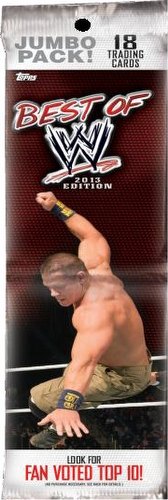13 2013 Topps Best of WWE Wrestling Cards Jumbo Case [Retail/108 packs]